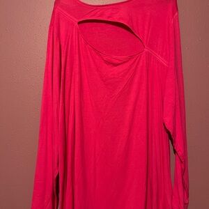Hot Pink Long Sleeve Top